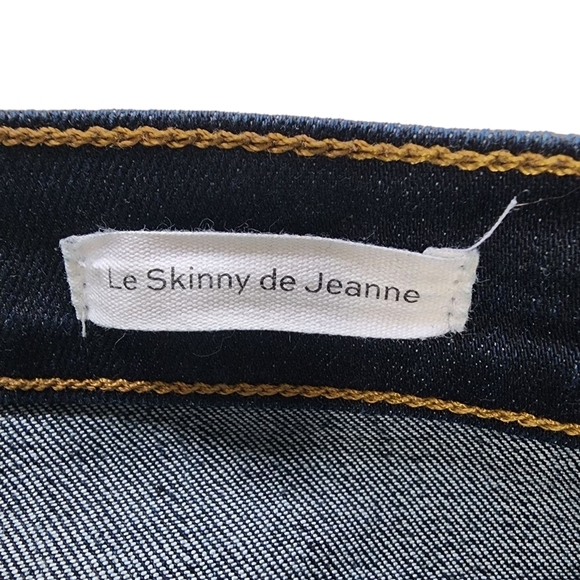 Frame Le Skinny De Jeanne Dark Wash Blue Jeans - 31 - Picture 6 of 8